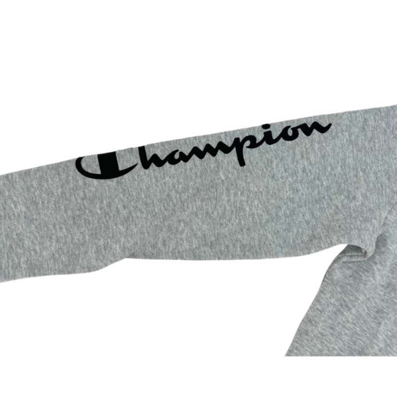 Kids Grey Champion Crewneck Sweatshirt - Picture 2 of 5